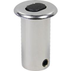 Bodenbuchse B 9003 Messing-Gehäuse vern.Kunststoff-Abdeckung