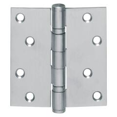 Kugellagertürscharnier VA ktg.76x76mm DIN L/R ma ausziehb.Stift INTERSTEEL