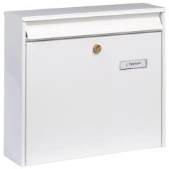 Briefkasten Potsdam 877 W H.322mm B.362mm T.100mm weiß STA DIN C4 BURG-WÄCHTER