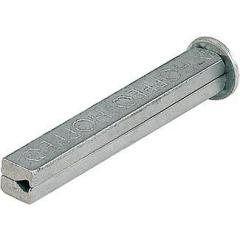 VK I-Profilstift 4-KT.8x60mm Fe verz.geteilt HOPPE