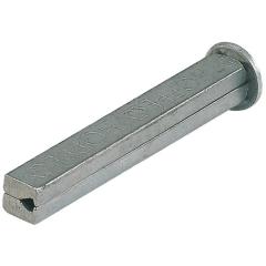 VK I-Profilstift 4-KT.10x80mm Fe verz.geteilt HOPPE