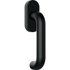 Fenstergriff 111PBFG PA 90 tiefschwarz 40mm Stand.HEWI