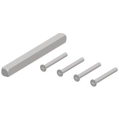 Bef-set.NW-400-30 3xM4 m.Gewindehülsen,2x Bohrschrauben 4-KT.8mm TECWERK