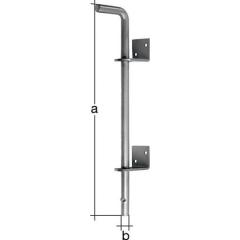 Bodenschieber L400xS16mm STA verz.verzinkt A Bolz.-Tor 40mm GAH