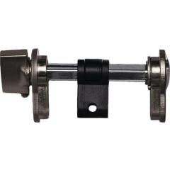 WC-/Badmodul 007/7244 Ganzglastür,vertikaler Einbau Alu.Druckg.m.Zub.SCHNEGEL