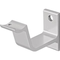 Handlaufträger 3553 Alu.silberf.elox.gewölbte Auflage HERMETA