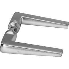 Türdrückerlochteil 465L LM F1/silberf.Schlosskästen ger.4-KT.8mm AMF