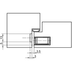 Magnetplatte KCM 50/H VA ma geb.SIMONSWERK