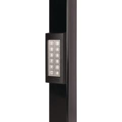 Zugangs-Tastatur Slimstone-2- Codetast.Schutzklasse IP65 schwarz/silber Bel.Ja