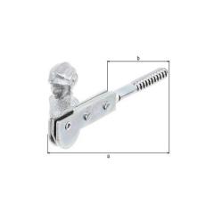 Fensterladenfeststeller L.129mm STA galv.verz.d.pass.o.Anschlag GAH