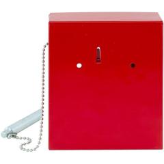 Notschlüsselbox EMG 6165 H150xB120,00xT48mm rot Stal Anz.Hak.1 BURG-WÄCHTER