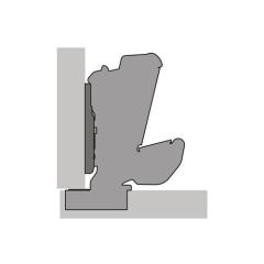 Weitwinkelscharnier Sensys 8657i m.integrierter Dämpfung THS 55 vorliegend