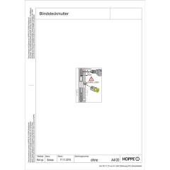 Blindsteckmutter BSM M5 M5x20mm HOPPE