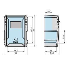 Schlüsselsafe mit Zahlenschloss | SSZ 300 - Schwarz