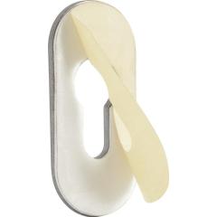 Kleberosette VA ma 60 Schildst.3mm bl.ov.TECWERK