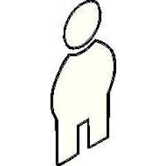 Symbol Mann 710XA.150.1 VA Farb-Nr.XA B.71,5mm H.150mm S.1,5mm HEWI