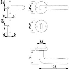 Rosettengrt.Hel.E1730Z/17KV/17KVS VA F69 rd.OB DIN L/R D/D HOPPE