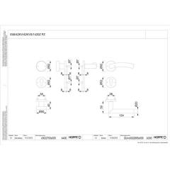 Rosettengrt.Ant.E58/42KV/42KVS/1420Z VA F69 rd.PZ DIN li.D/K HOPPE