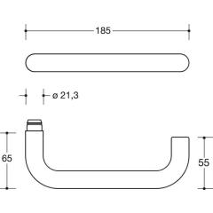 Rosettengrt.111XAH01.230 VA BB-Buntbart HEWI