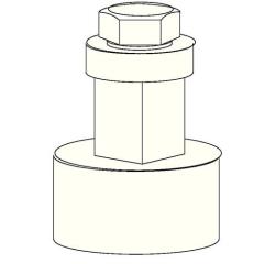 Achsverl.verz.CL-Gestänge DORMAKABA
