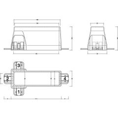 Fluchttürhaube Typ K Sicherung v.Türdrückern Macrolon-Kunststoff transp.GFS