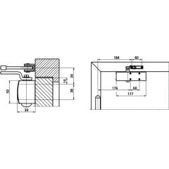 GEZE - Türschließer TS 3000 V EN 1-4 weiß 9016