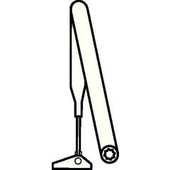 Normalgestänge dunkelbraun f.TS 71,TS 72,TS 73V u.TS 83 DORMAKABA