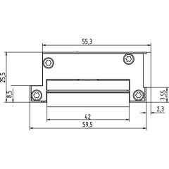 Elektrotüröffner A5000--A 6-24 V AC/DC Kompakt DIN L/R GEZE
