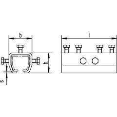 Verbindungsmuffe -03 1103 Pro 100 STA verzinkt,gelb HELM