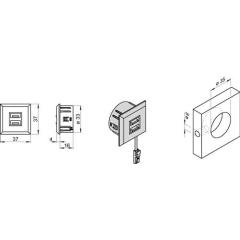USB Doppelsteckdose 12 V 5 V 1x2,1 A ? 10,5 W L&S