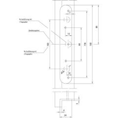 Objektband VARIANT VX 7939 RAL 9005 schwarz ma (SW 107) VA DIN L/R