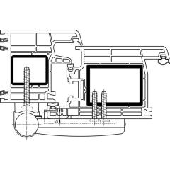 Haustürband Siku 3D K 3030 STA weiß 120kg Stiftsicherung:ja | 3 Stück
