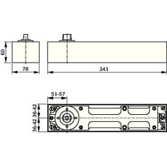 BTS BTS 80 Festst.EN 4 max.1100mm max.Türgewicht 300kg DORMAKABA