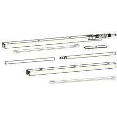 Gleitsch.G 96 GSR f.ITS 96 silber Bands.DORMAKABA