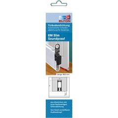 ELLEN - Türdichtung EllenMatic Soundproof Slim 1 stg.L.708mm B.10mm Silik.blk s