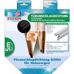ELLEN - Türanschlagdg.K2953 L.5m z.Einfräsen TPE blk weiß
