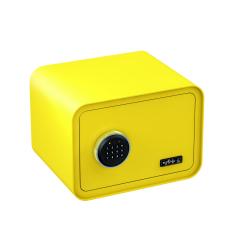 mySafe 350 Elektronik-Möbel-Tresor | mit Code, alarmgesichert / zitronengelb