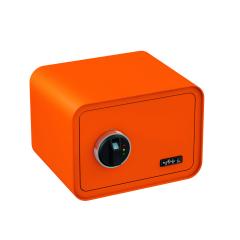 mySafe 350 Elektronik-Möbel-Tresor | mit Fingerprint, alarmgesichert / orange