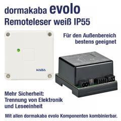dormakaba evolo Remoteleser 91 15 - weiss IP55-UP
