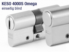 KESO 4000S Omega - Doppelzylinder einseitig blind