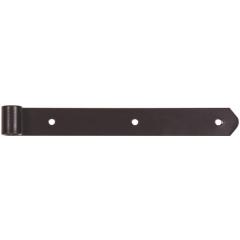 Ladenband L.300mm STA schwarz kunststoffbeschich.gerundet GAH | 6 Stück
