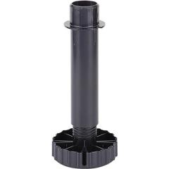 Sockelverstellfuß Korrekt Ku.schwarz 100mm Bereich -6/+30mm HETTICH | 10 Stück