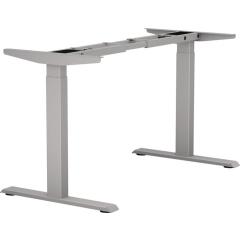 Steh-Sitz Tischgestell E-MORE 2M2S silber RAL 9006 H.700-1200mm BMB