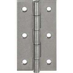 Scharnier H.80mm B.41mm S.1,5mm VA gerollt,schmal VORMANN | 10 Stück