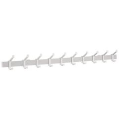 Wandgarderobe Alu.F1 ma silber 10 Hut-/Mantelhaken L.1250mm