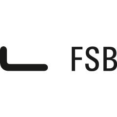FSB Schlüsselrosette-Paar 12 1735 VA 6204 Schildst.7 mm BB rund