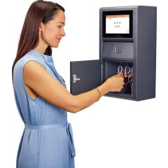 Elektronischer Schlüsselschrank V-Touch-Pro H472xB250xT173mm Drehriegelschloss