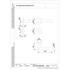 Hoppe Rosettengarnitur Antwerpen | Edelstahl (F69) PZ