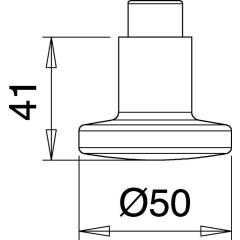 edi - Türknopflochteil K7 VA F00 ger.Kopf