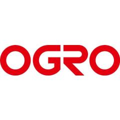 OGRO Drücker-Rosette 6621 AL Alu.F1 Schildst.9 mm rund ov.